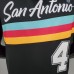 New WHITE#4 season Spurs City Edition black NBA jersey
