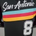 New MILLS#8 season Spurs City Edition black NBA jersey