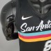 New MILLS#8 season Spurs City Edition black NBA jersey