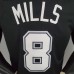 New MILLS#8 season Spurs City Edition black NBA jersey