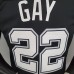 New GAY#22 season Spurs City Edition black NBA jersey
