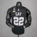 New GAY#22 season Spurs City Edition black NBA jersey