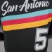 New MURRAY#5 season Spurs City Edition black NBA jersey