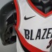 2021 McCOLLUM#3 Trail Blazers Home White NBA Jersey