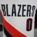 2021 LILLARD#0 Trail Blazers Home White NBA Jersey