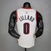 2021 LILLARD#0 Trail Blazers Home White NBA Jersey