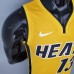2021 ADEBAYO#13 Heat Bonus Edition Yellow NBA Jersey