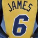 2021 JAMES#6 Heat Bonus Edition Yellow NBA Jersey