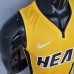 2021 BOSH#1 Heat Bonus Edition Yellow NBA Jersey