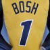 2021 BOSH#1 Heat Bonus Edition Yellow NBA Jersey
