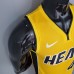 2021 OLADIPO#4 Heat Bonus Edition Yellow NBA Jersey