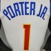 2021 PORTER JR.#1 Nuggets Bonus Edition White NBA Jersey