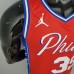 2021 HOWARD#39 76ers Jordan Themed Red NBA Jersey