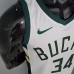 2021 Antetokounmpo #34 BUCKS Home White NBA Jersey