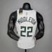 2021 MIDDLETON#22 BUCKS Home White NBA Jersey