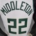 2021 MIDDLETON#22 BUCKS Home White NBA Jersey