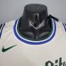 HOLIDOAY#21 Bucks Beige NBA jersey