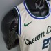 HOLIDOAY#21 Bucks Beige NBA jersey
