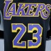 2021 James #23 Lakers Bonus Edition Black NBA Jersey