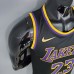 2021 James #23 Lakers Bonus Edition Black NBA Jersey