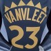 2021 season VANVLEET#23 Raptors black gold NBA Jersey