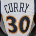 Curry #30 Warriors Rookie White NBA Jersey