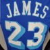 2021 James #23 Lakers Retro Blue NBA Jersey
