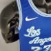 2021 James #23 Lakers Retro Blue NBA Jersey