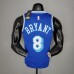 2021 Bryant #8 Lakers Retro Blue NBA Jersey