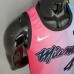 New Miami Heat OLADIPO#4 City Edition Pink Blue Gradient Color
