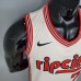 ROY#7 Portland Trail Blazers Beige NBA Jersey