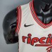 McCOLLUM#3 Portland Trail Blazers Beige NBA Jersey