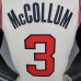 McCOLLUM#3 Portland Trail Blazers Beige NBA Jersey