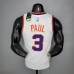 PAUL#3 Phoenix Suns White NBA Jersey