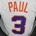 PAUL#3 Phoenix Suns White NBA Jersey