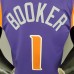 BOOKER#1 Phoenix Suns Purple NBA Jersey