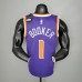 BOOKER#1 Phoenix Suns Purple NBA Jersey