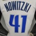 NOWITZKI#41 Lone Ranger home White NBA Jersey