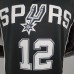 ALDRIDGE#12 Spurs Black NBA Jersey