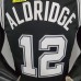 ALDRIDGE#12 Spurs Black NBA Jersey