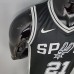 DUNCAN#21 Spurs Black NBA Jersey