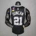 DUNCAN#21 Spurs Black NBA Jersey