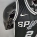 LEONARD#2 Spurs Black NBA Jersey