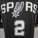 LEONARD#2 Spurs Black NBA Jersey