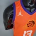 2021 NASH#13 Suns Jordan Theme Orange NBA Jersey