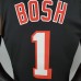2018 BOSH#1 Heat Retro Night Black NBA Jersey