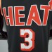2018 WADE#3 Heat Retro Night Black NBA Jersey