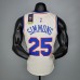 2021 SIMMONS#25 76ers Bonus Edition Beige NBA Jersey