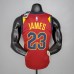 2017 JAMES#23 Cavaliers Burgundy NBA Jersey