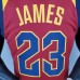 2017 JAMES#23 Cavaliers Burgundy NBA Jersey